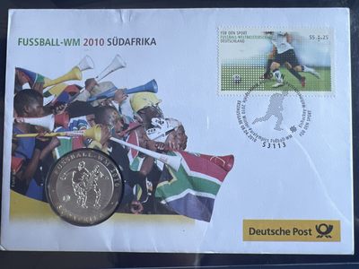 第430期 硬币专场 （无押金，捡漏，全场20包邮，偏远地区除外，接收代拍业务） - 2010年 德国 冬季残奥会 足球纪念银币 邮币封
