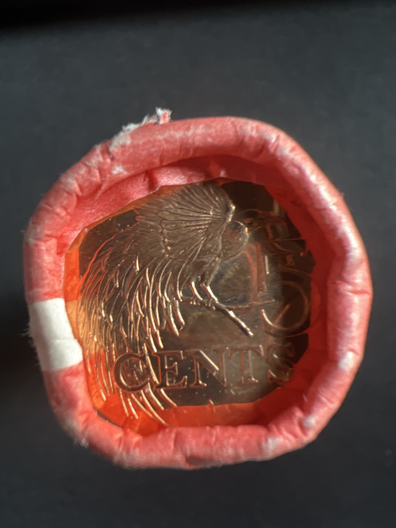 第396期 硬币币专场 （无押金，捡漏，全场20包邮，偏远地区除外，接收代拍业务） 特立尼和多巴哥 50枚卷装 飞鸟红铜