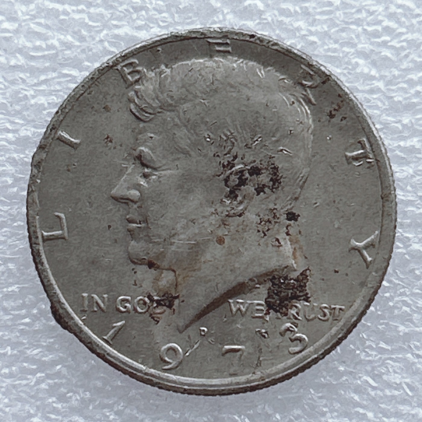 全场一元起拍 世界钱币散币场 第20期 1973年美国50分纪念币 肯尼迪