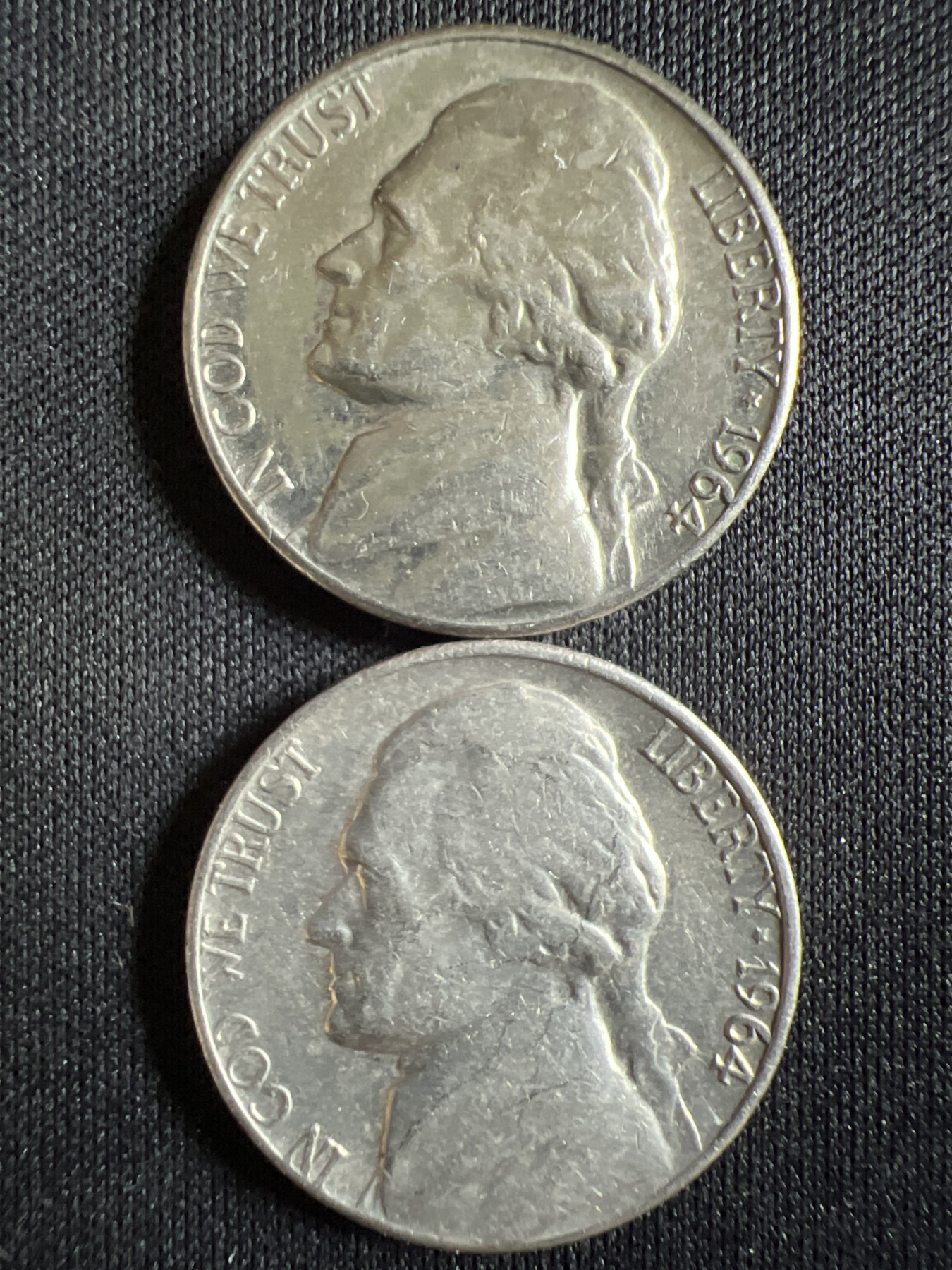 第397期 硬币币专场 （无押金，捡漏，全场20包邮，偏远地区除外，接收代拍业务） 美国5美分2枚