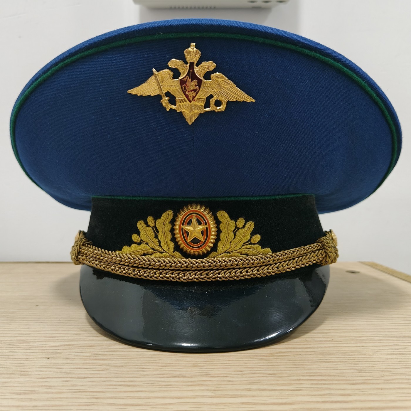 全场0元起拍 第87期 咸鱼国勋章拍卖专场 9月3日（周日）下午6：00开始 俄罗斯检察官少将/司法少将 三级司法国务委员礼服帽 克里米亚检察长同款 大檐帽 58CM