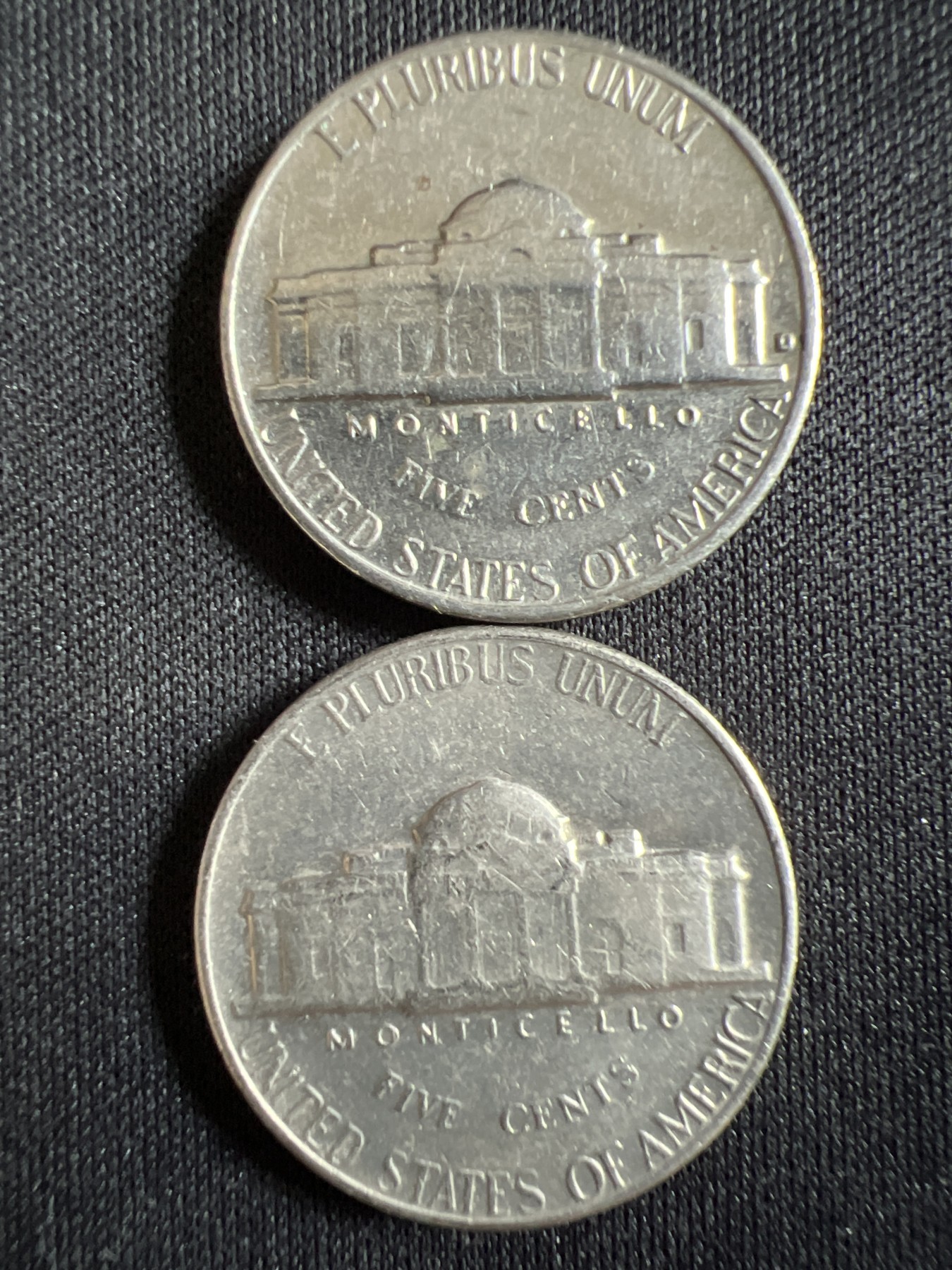 第397期 硬币币专场 （无押金，捡漏，全场20包邮，偏远地区除外，接收代拍业务） 美国5美分2枚