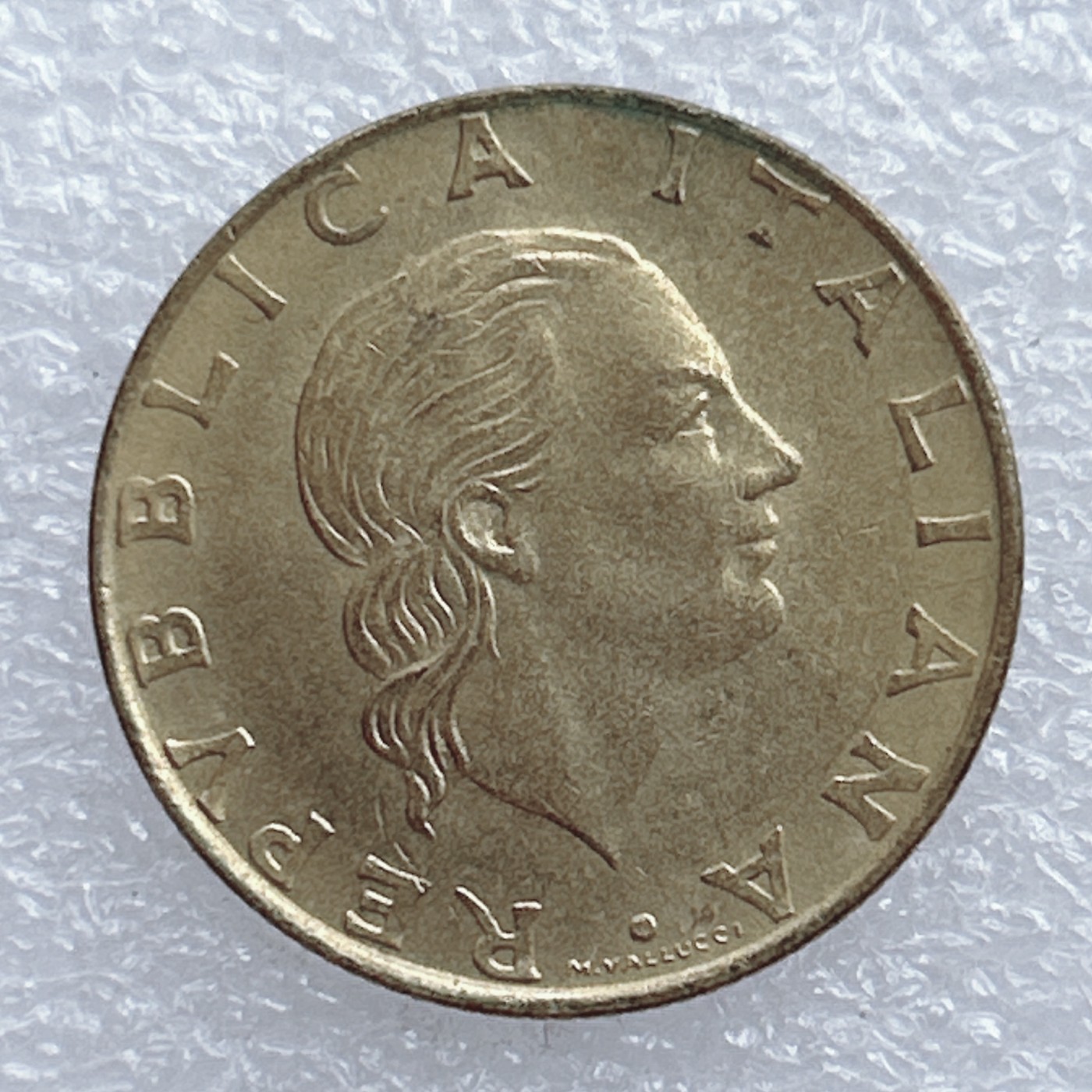 全场一元起拍 世界钱币散币场 第20期 意大利1994年 国家宪兵成立180周年200里拉黄铜纪念币