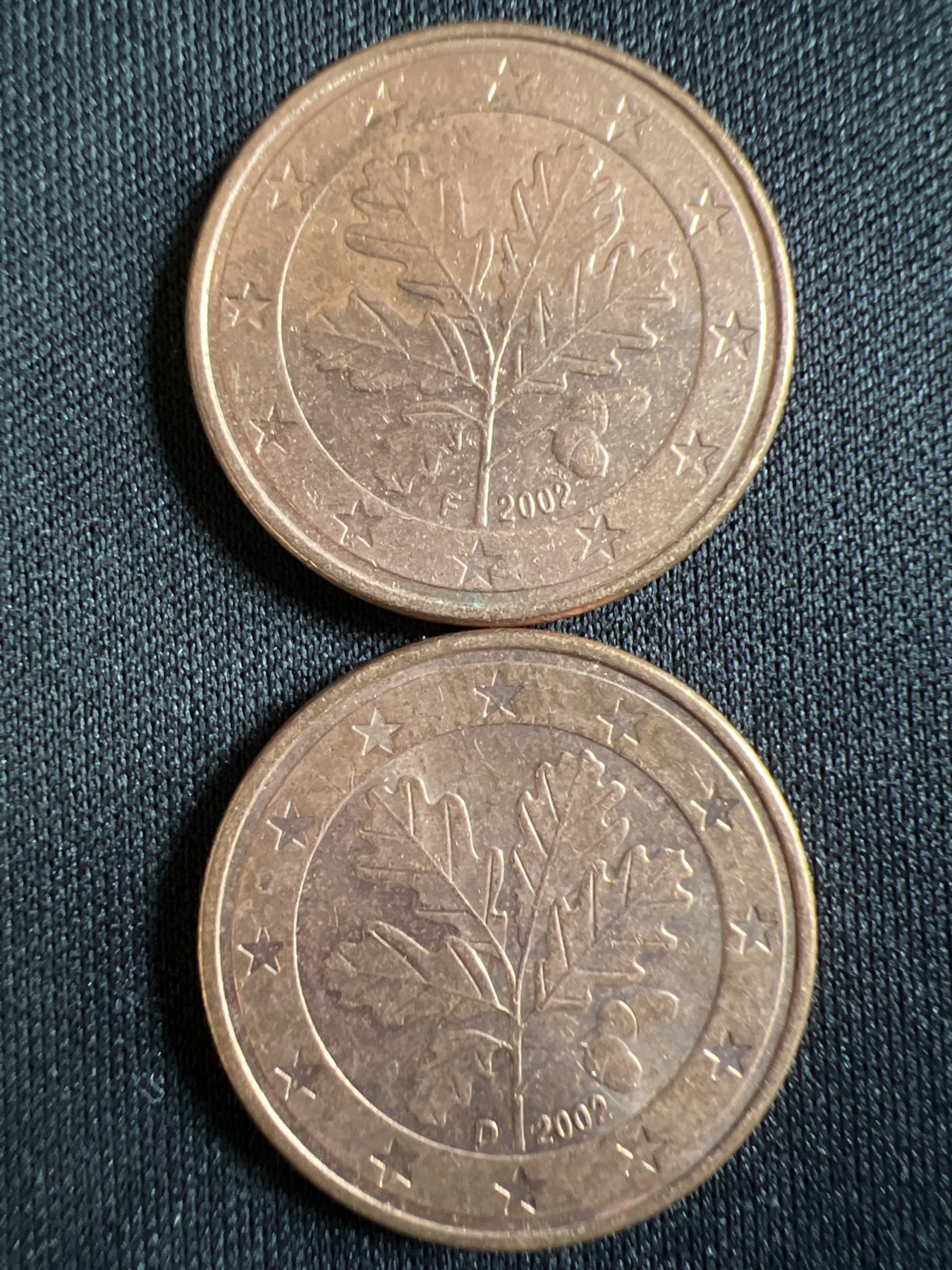 第430期 硬币专场 （无押金，捡漏，全场20包邮，偏远地区除外，接收代拍业务） 德国5欧分两枚