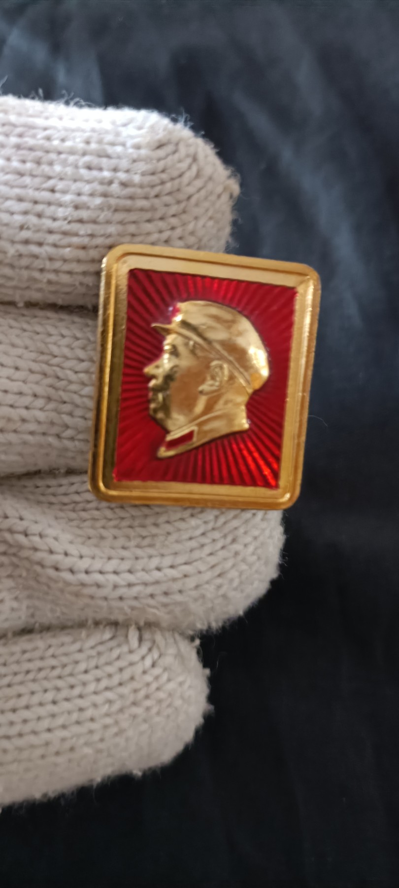 全场0起0押金！ 红色书章专场！ 方形侧脸军帽像，广州