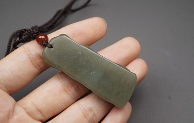 玉石翡翠玛瑙｜拍卖专场 和田玉 竹节挂件