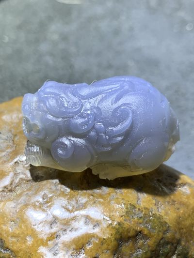 精美亚光高玉化巴西玛瑙手工满工雕刻貔貅吊坠一个！ - 精美亚光高玉化巴西玛瑙手工满工雕刻貔貅吊坠一个！