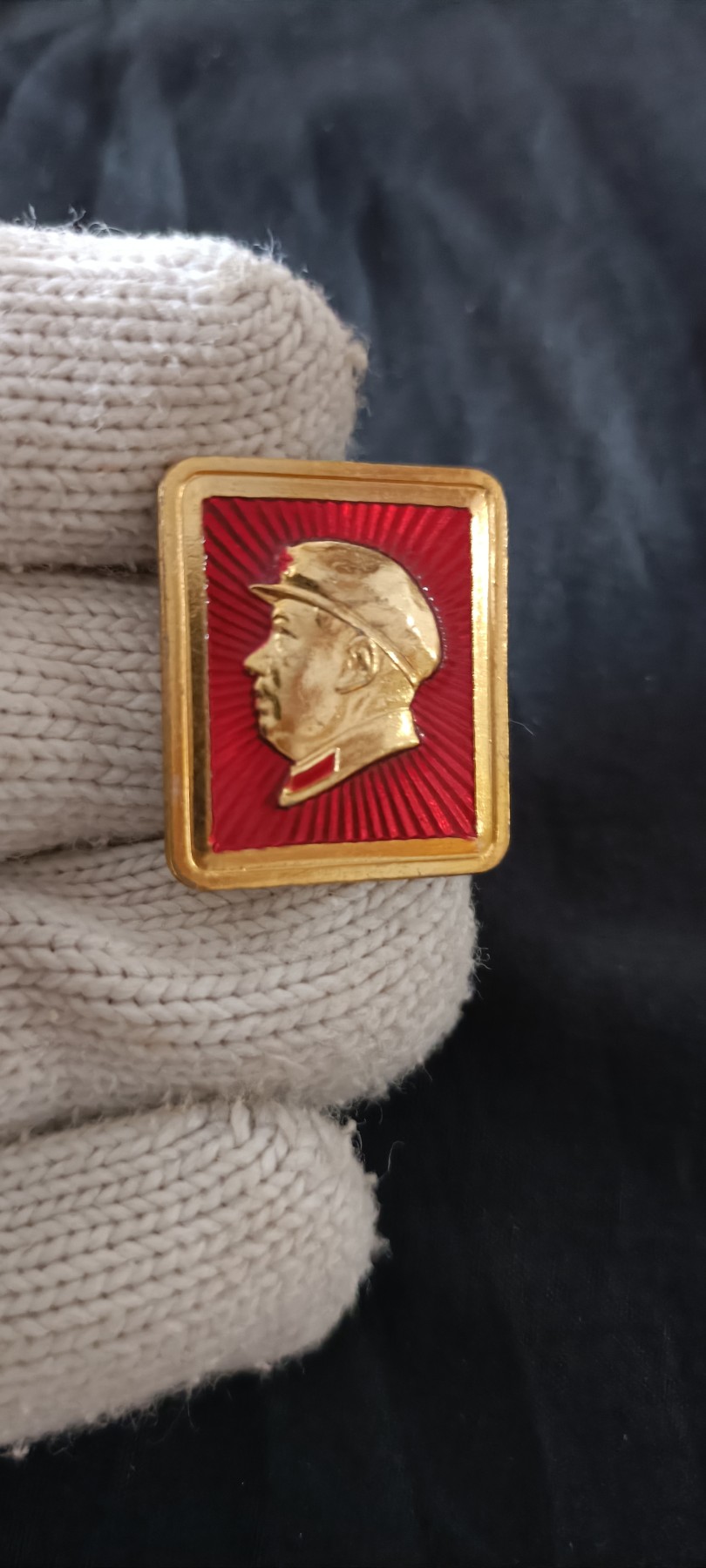 全场0起0押金！ 红色书章专场！ 方形侧脸军帽像，广州