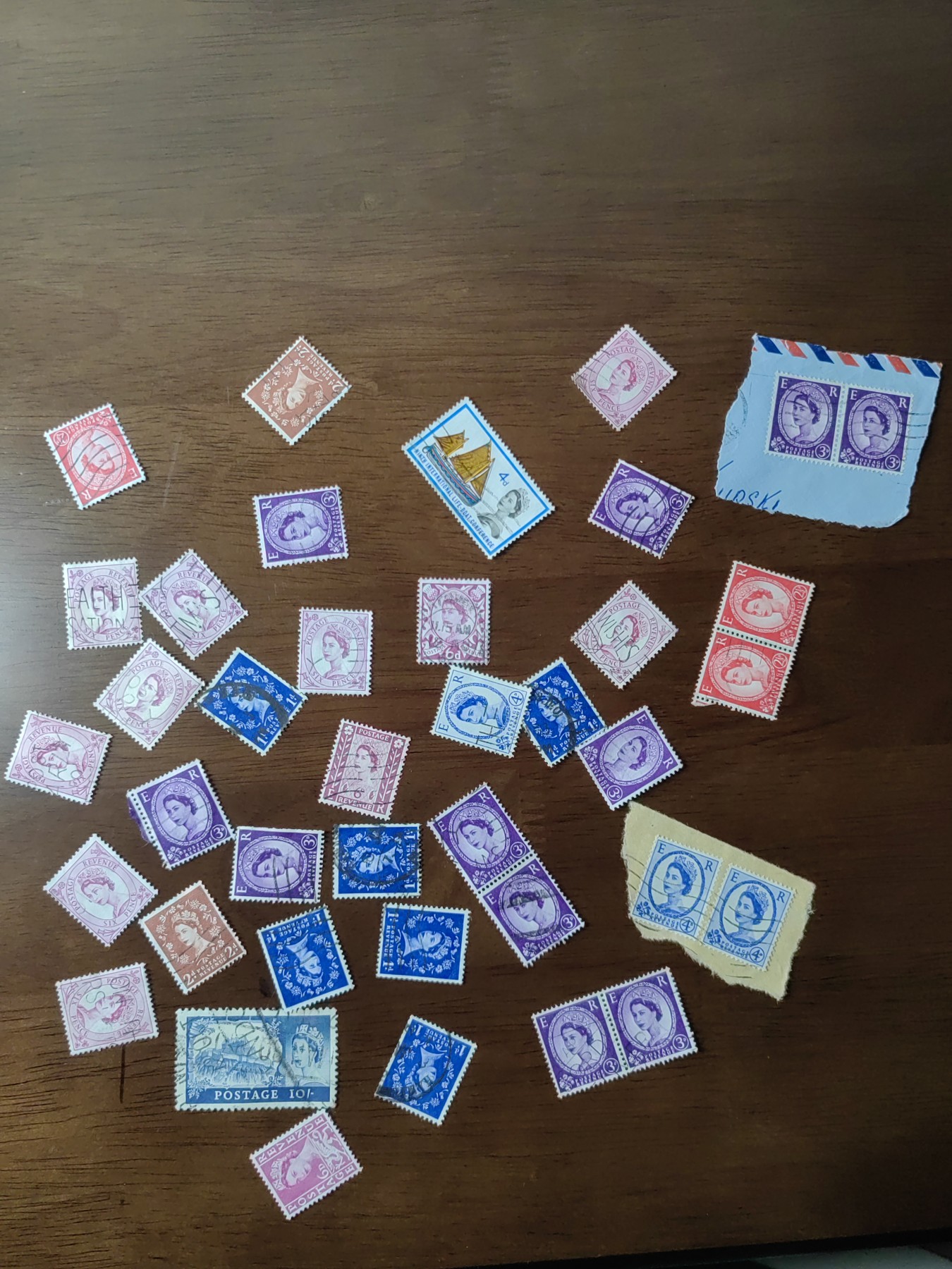 外国邮品精品专场（秒杀场）第①①场 英国古典女皇头像邮票