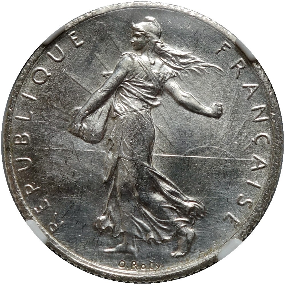 2024你好 1916年，法国拾穗女，银币