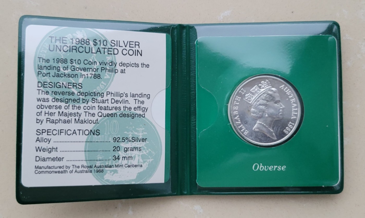 人间九月最美丽 澳大利亚菲利普总督着陆银币 MS65  