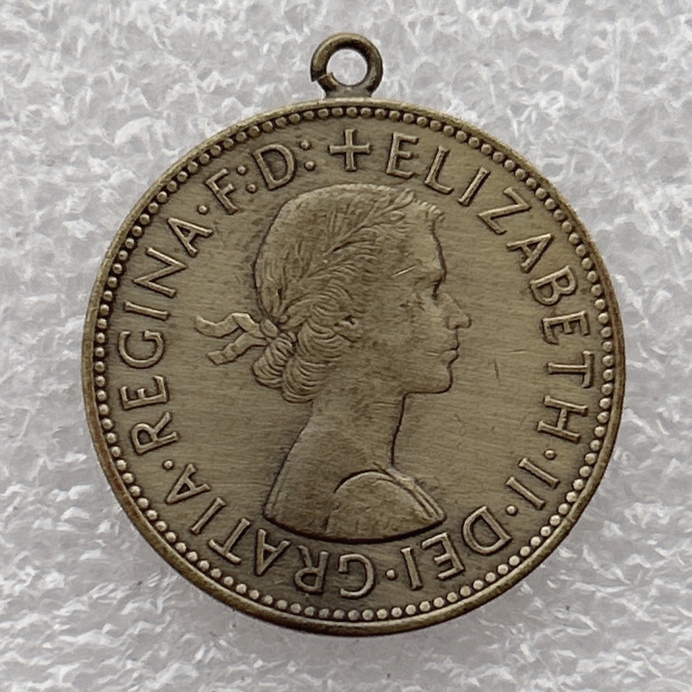 全场一元起拍 世界钱币散币场 第21期 英国半便士硬币吊坠挂件 一帆风顺