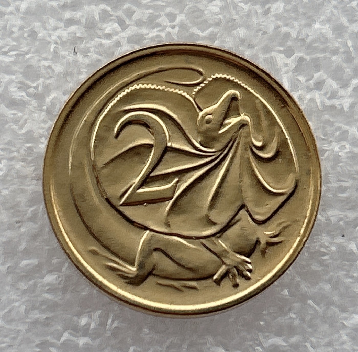 全场一元起拍 世界钱币散币场 第21期 1982年澳大利亚2分 原光全品 斗篷蜥