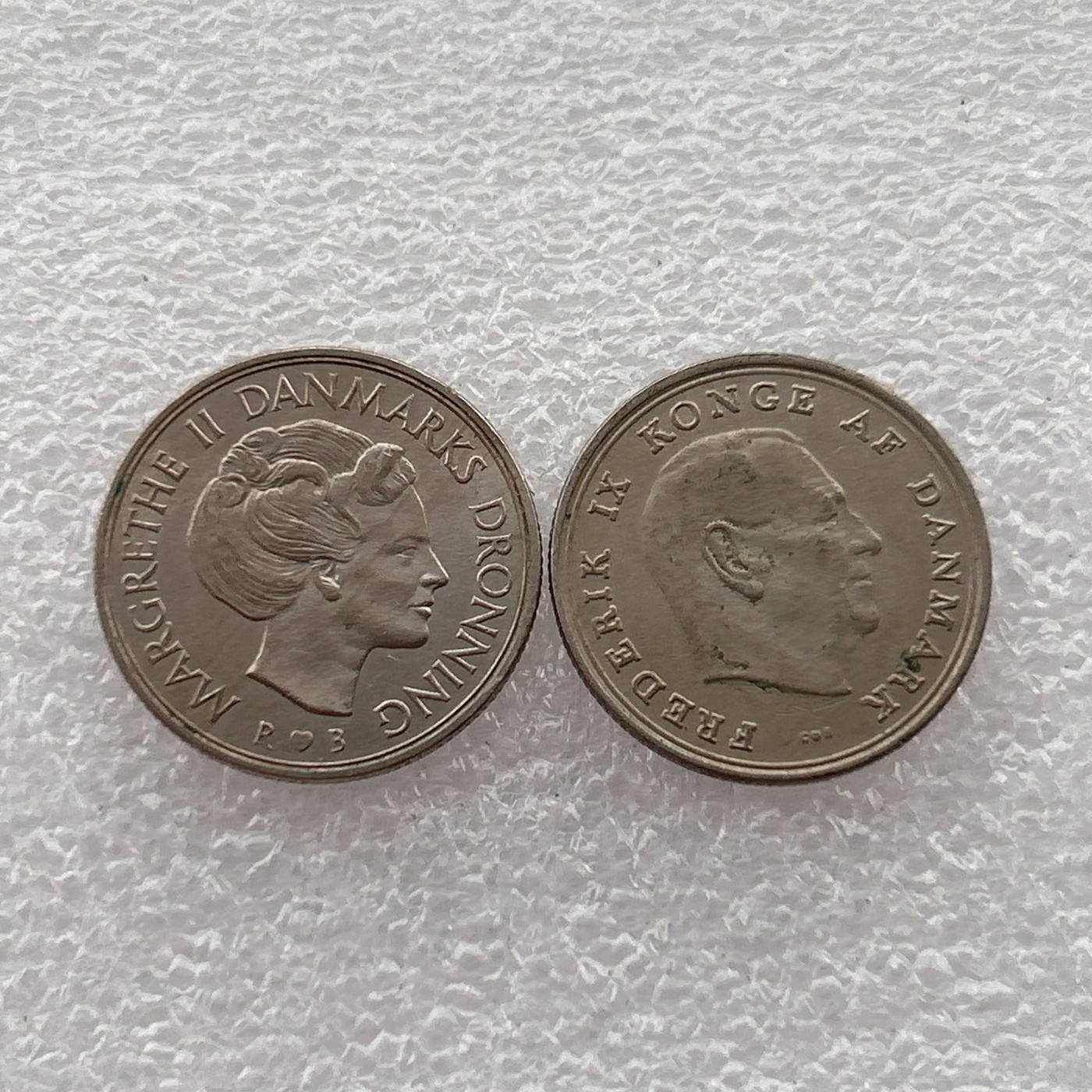 全场一元起拍 世界钱币散币场 第21期 丹麦1克朗 两个头像版