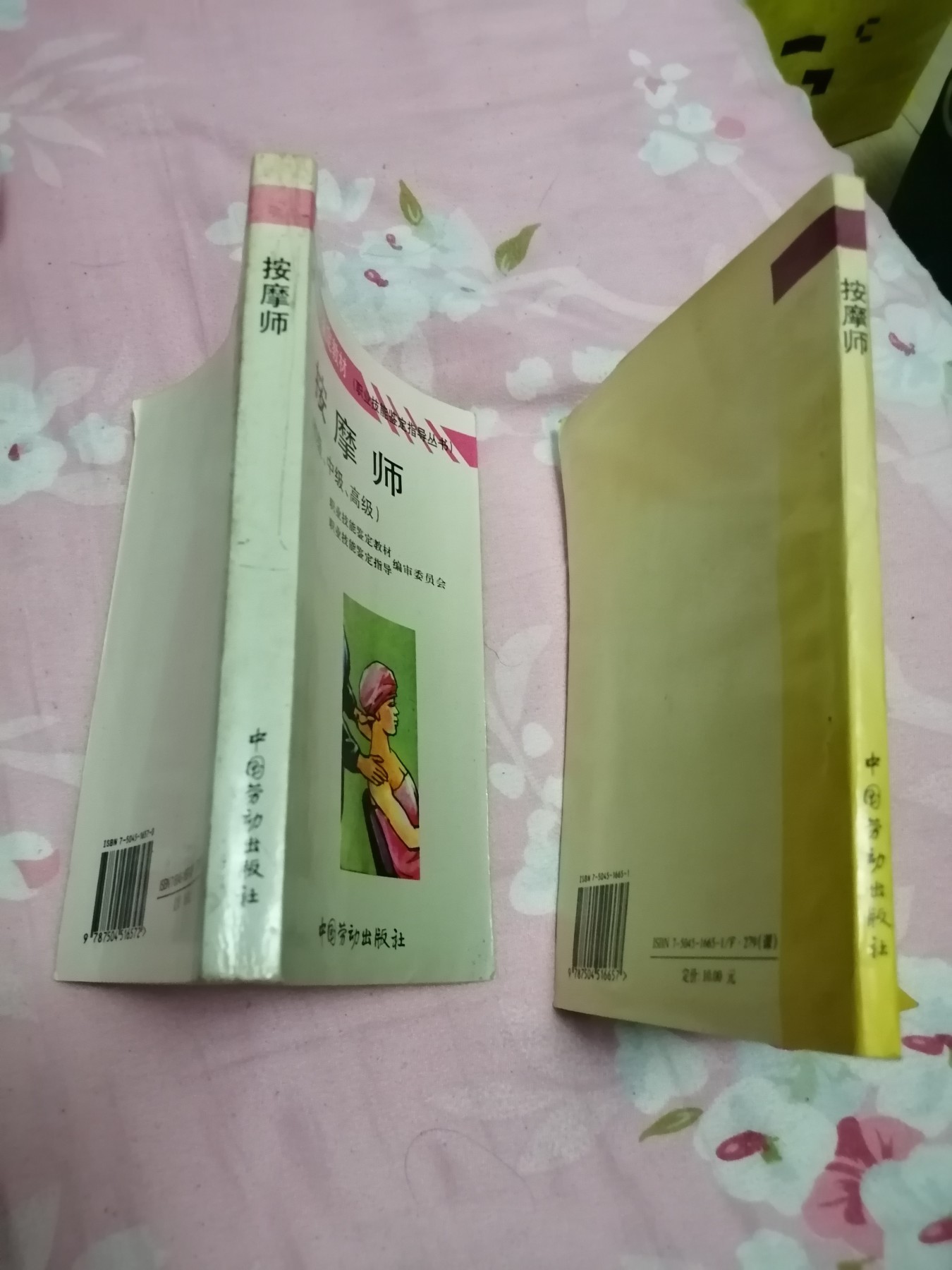 按摩师:初级、中级、高级（一本是技术，另一本是练习题及答案）