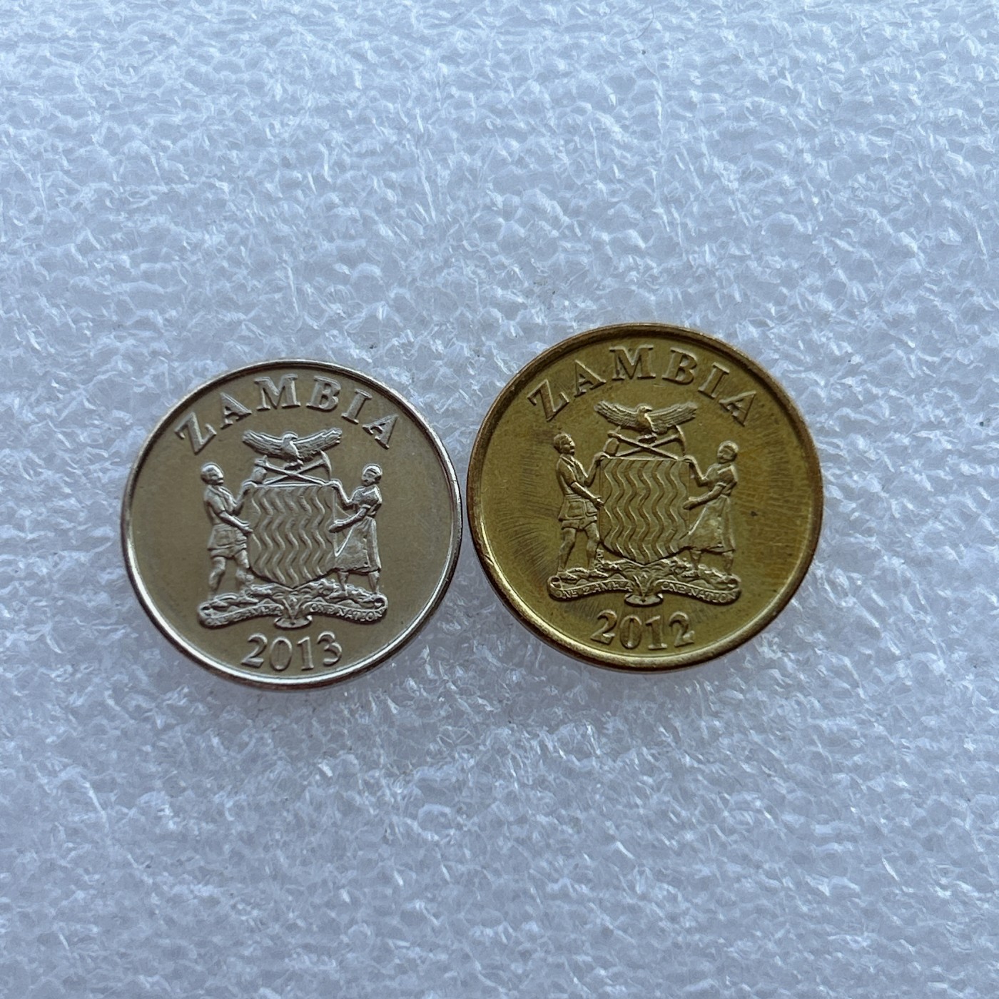 全场一元起拍 世界钱币散币场 第21期 赞比亚 动物