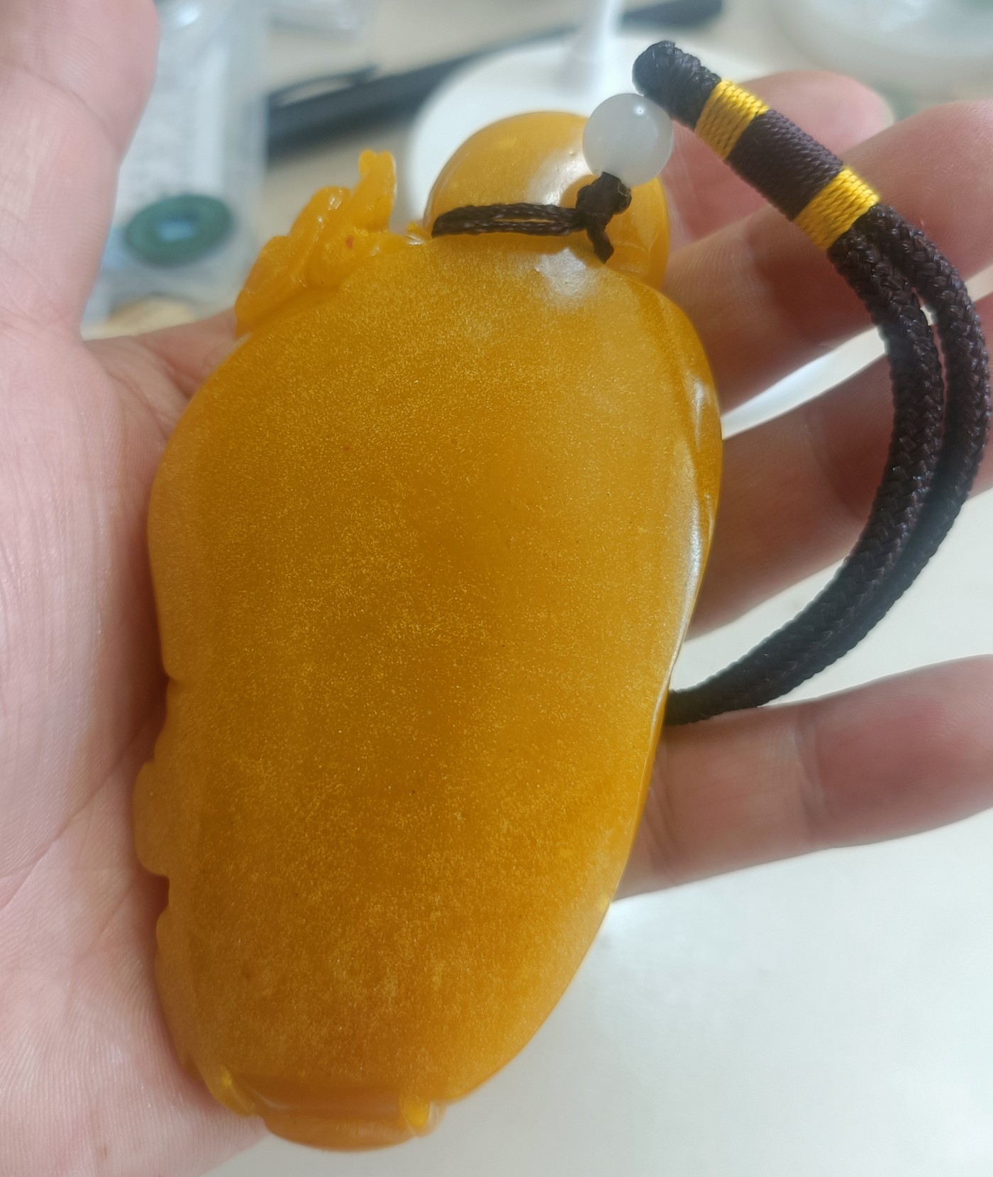 玉器小件杂项 寿星，寿山石把件