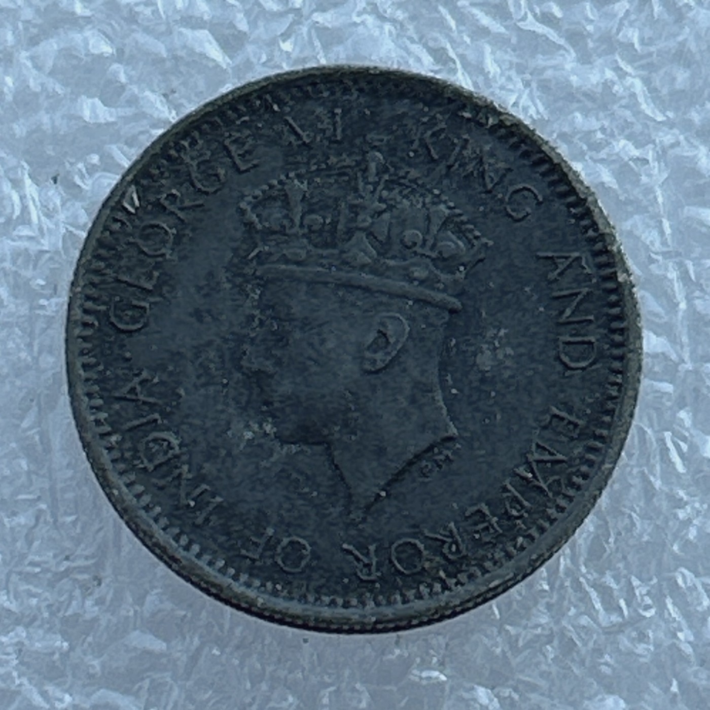 全场一元起拍 世界钱币散币场 第21期 香港1937年五仙镍币 乔六