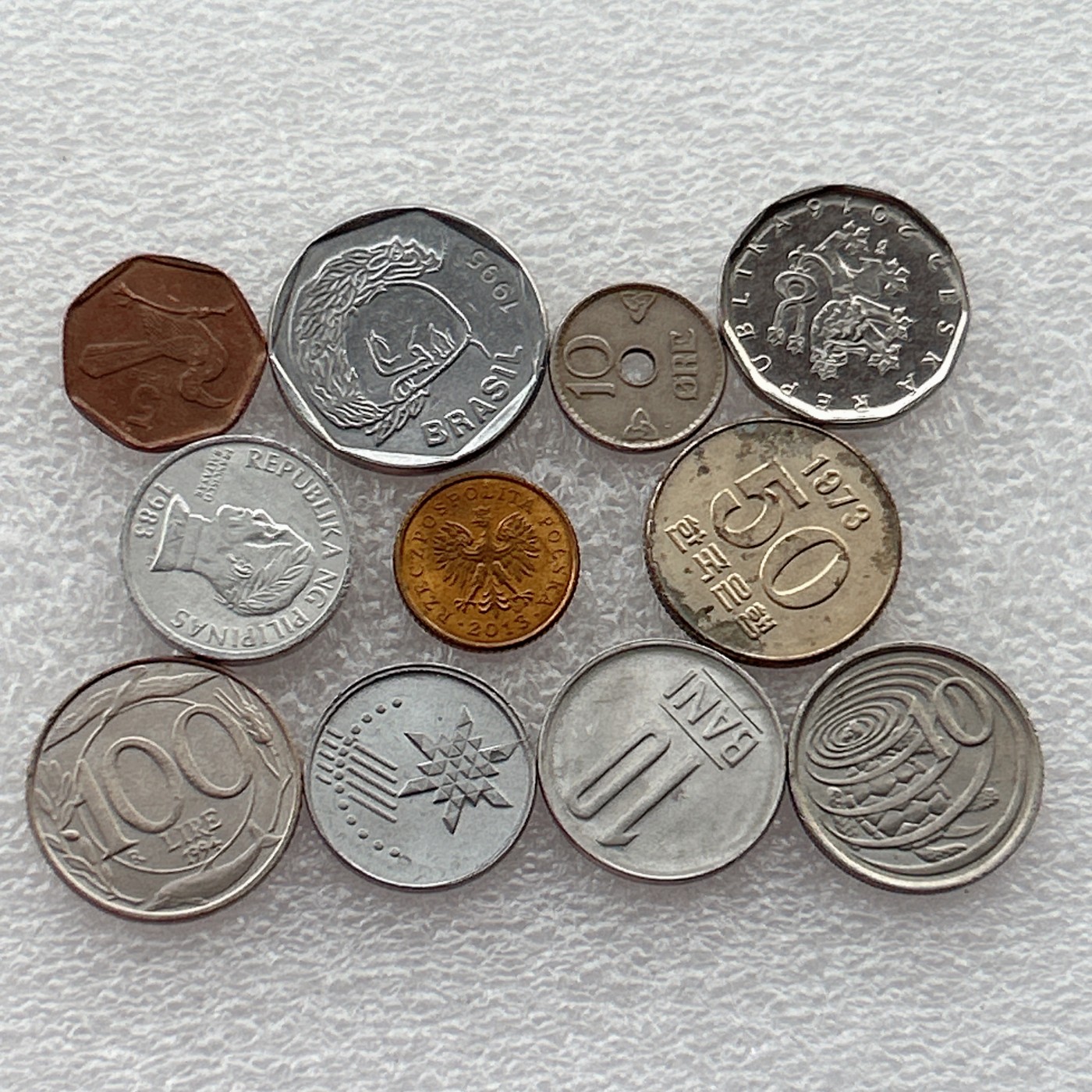 全场一元起拍 世界钱币散币场 第21期 散币一组10枚