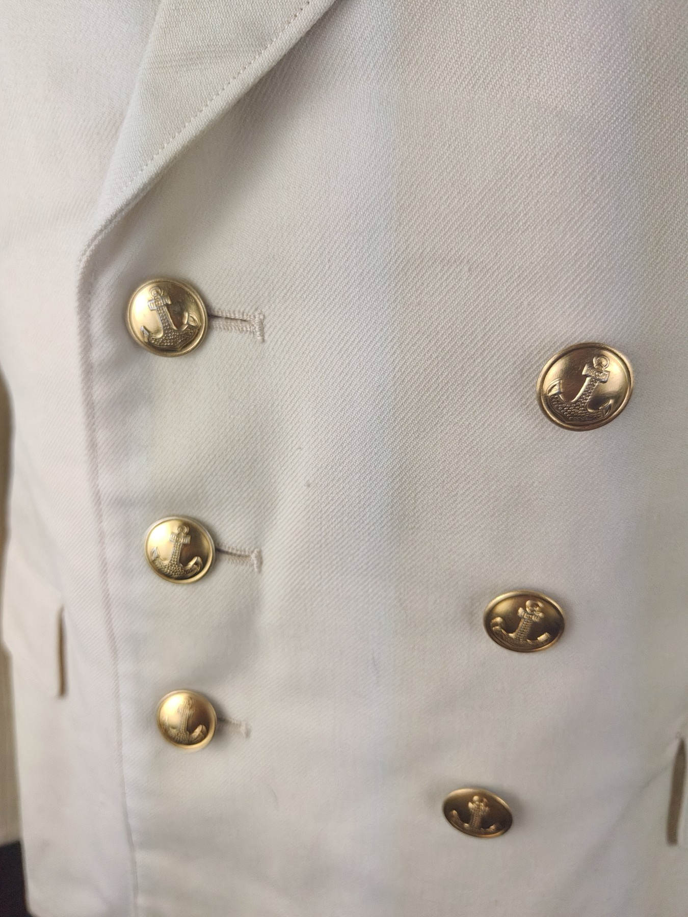 全场0元起拍 第88期 咸鱼国勋章拍卖专场 9月6日（周三）下午6：00开始 苏联海军海航上校白色礼服一套 稀有小码 胸围96 肩宽48 衣长72 袖长60 腰围82 裤长96-