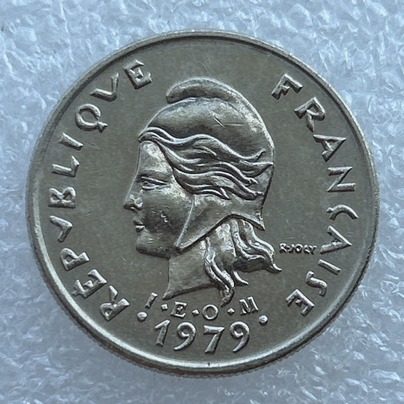 全场一元起拍 世界钱币散币场 第21期 新赫布里底1979年10法郎