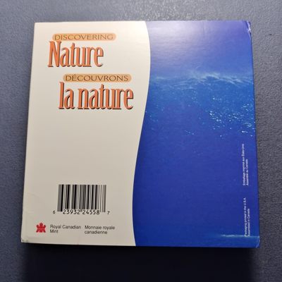 0起1加-纯粹捡漏拍-230套币银币包邮场 - 加拿大1998年50分鲸鱼系列官方精制纪念4枚银币-盒证全