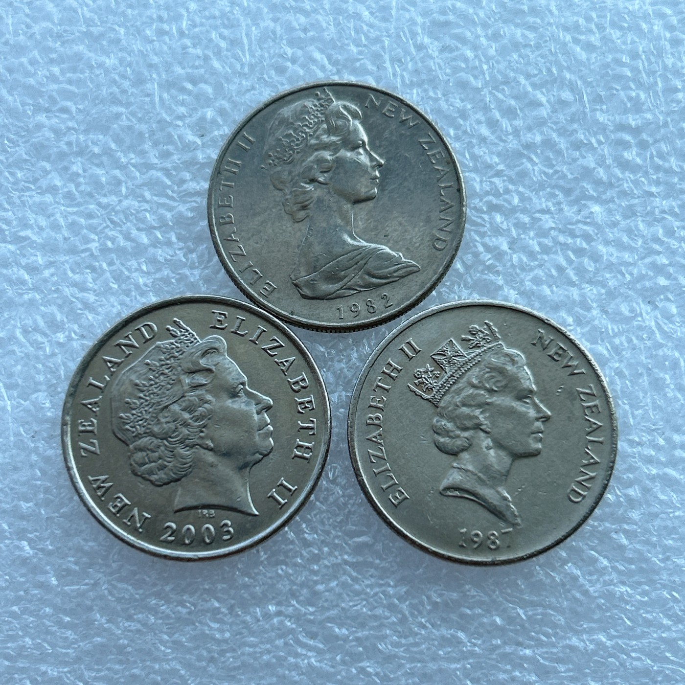 全场一元起拍 世界钱币散币场 第21期 新西兰10分 毛利人面具 三个头像版