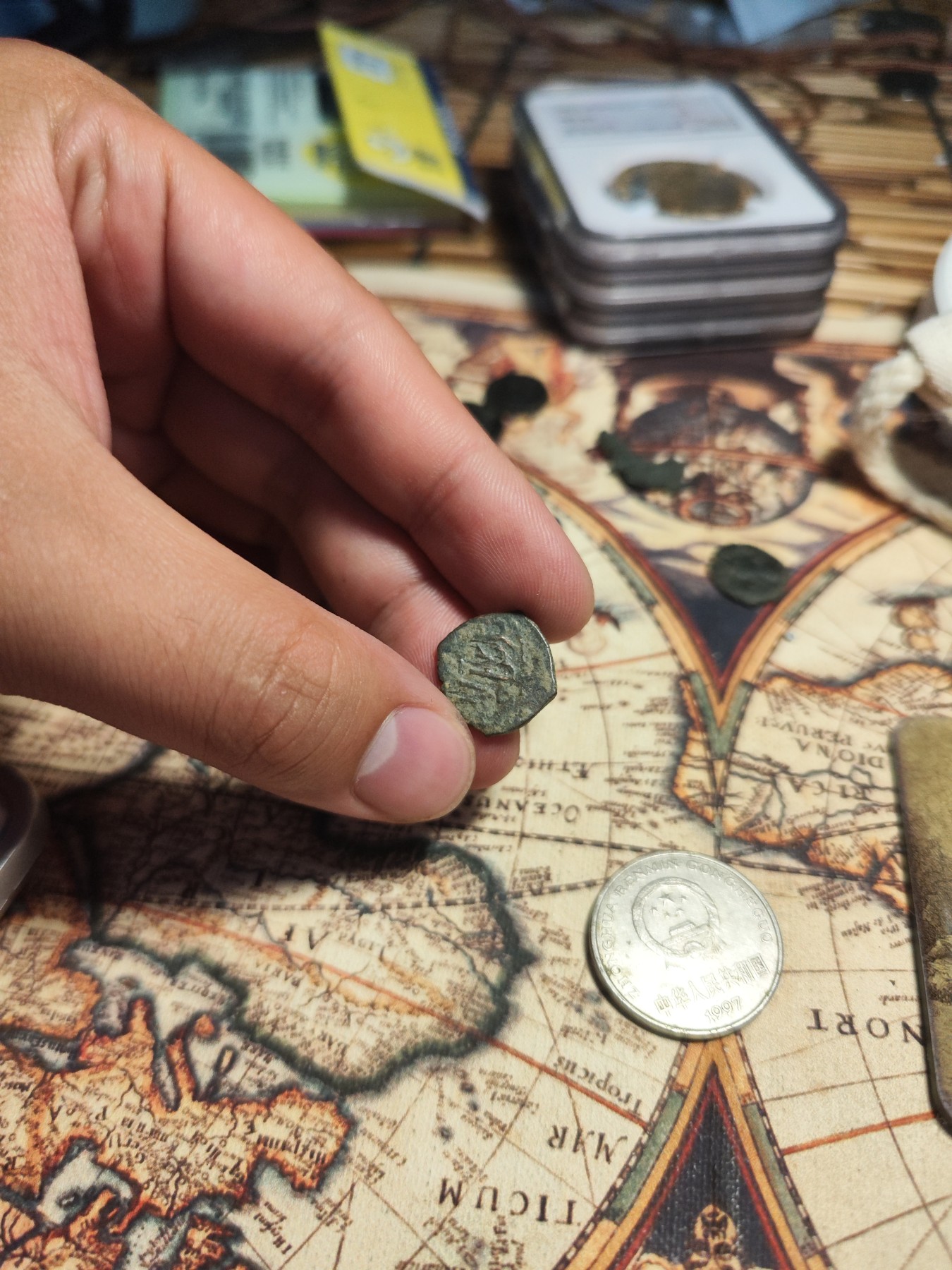 【大巴扎】第11回：中世纪骑士团银币，欧洲金币，罗马铜币（全场包邮） 丝路钱币，很不错的品相文字还都挺清楚