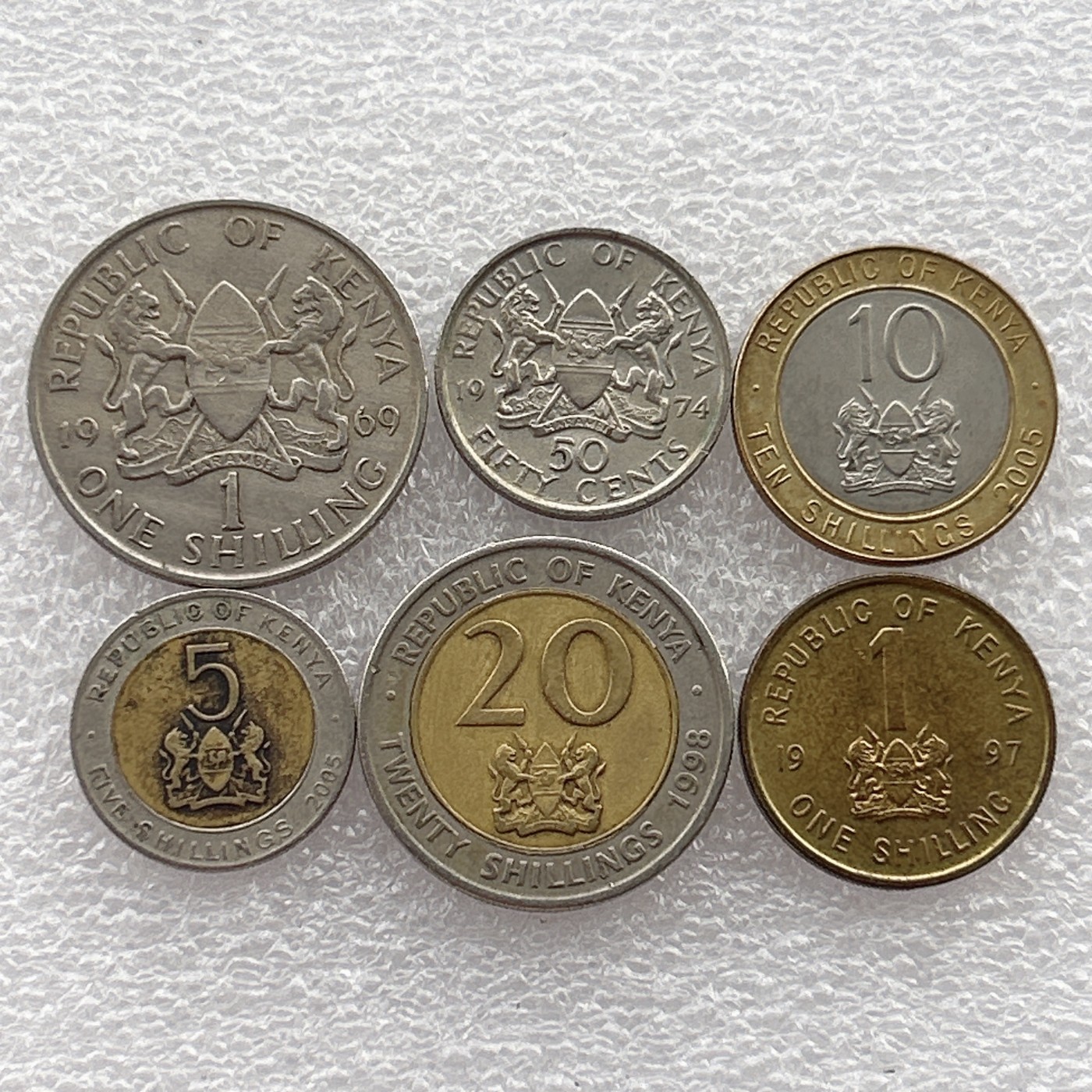 全场一元起拍 世界钱币散币场 第21期 肯尼亚