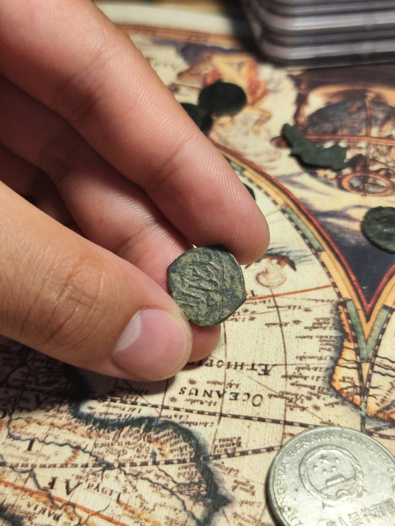 【大巴扎】第11回：中世纪骑士团银币，欧洲金币，罗马铜币（全场包邮） 丝路钱币，很不错的品相文字还都挺清楚