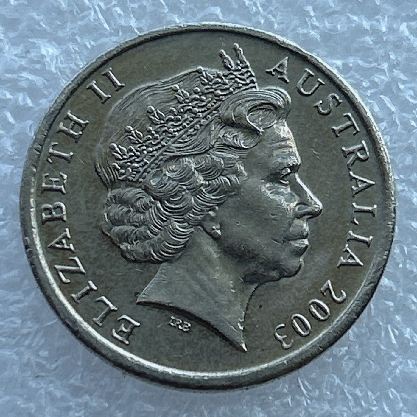 全场一元起拍 世界钱币散币场 第21期 英国2003年5便士 老年女王头像版