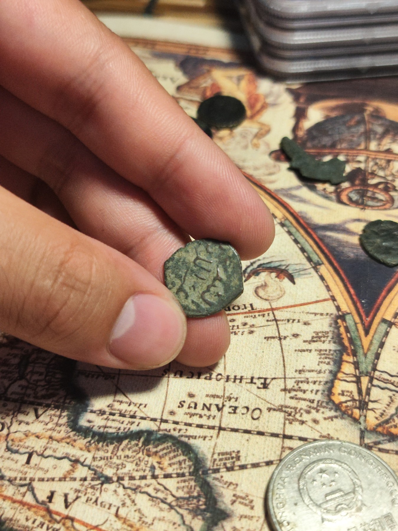 【大巴扎】第11回：中世纪骑士团银币，欧洲金币，罗马铜币（全场包邮） 丝路钱币，很不错的品相文字还都挺清楚