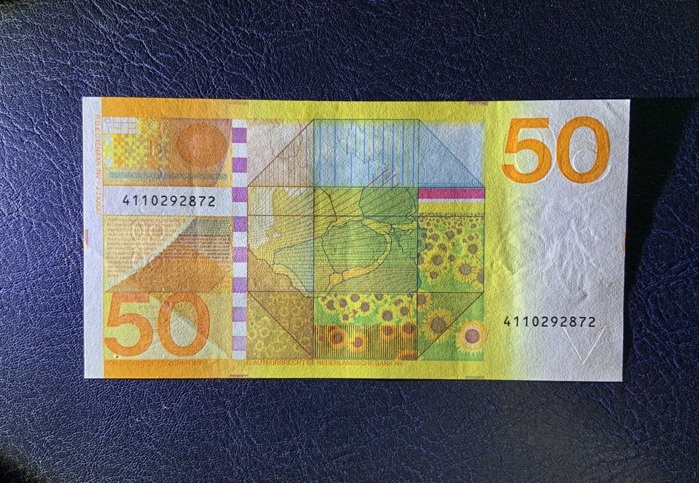 收藏联盟Quantum Auction 第286期拍卖  荷兰1982年50盾 品相AU 经典向日葵