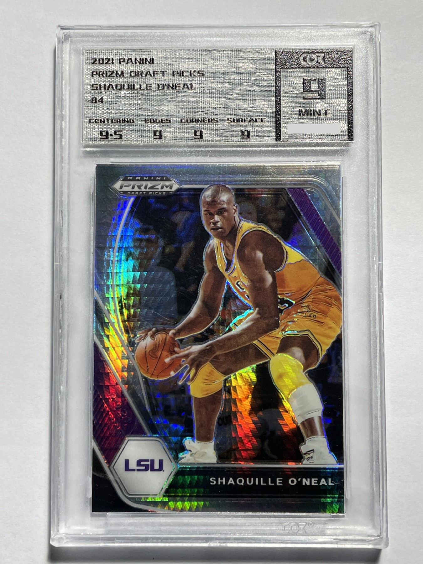 【德藏】卡牌拍卖第3期 -{ 游戏王，球星卡 }专场 全场包邮 2020-21 Panini Prim Draft Picks Shaquille o'Neal 奥尼尔 COR 9