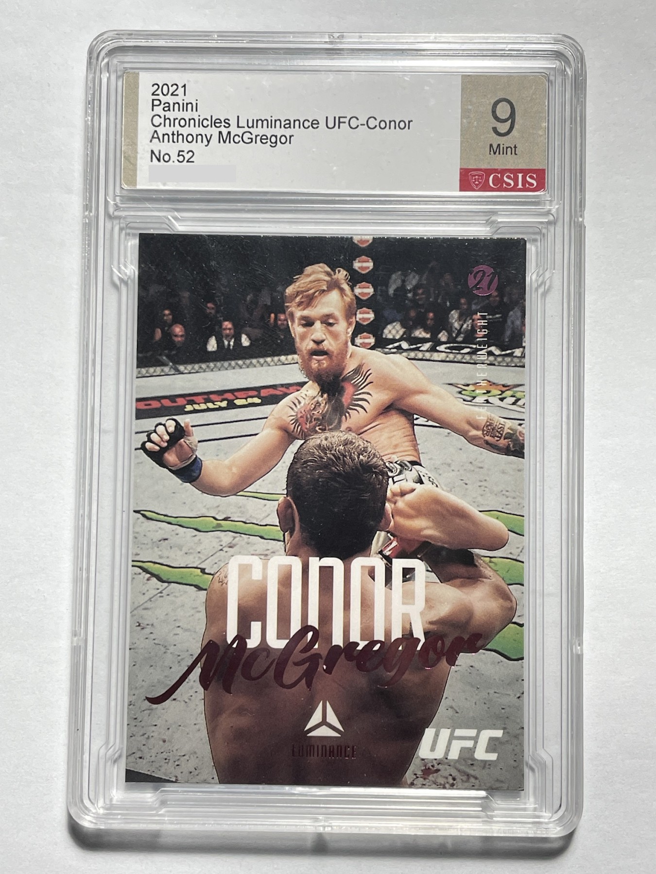 【德藏】卡牌拍卖第3期 -{ 游戏王，球星卡 }专场 全场包邮 2021 UFC 次中/轻量级冠军 嘴炮 康纳-麦格雷戈(Conor McGregor) CSIS 9