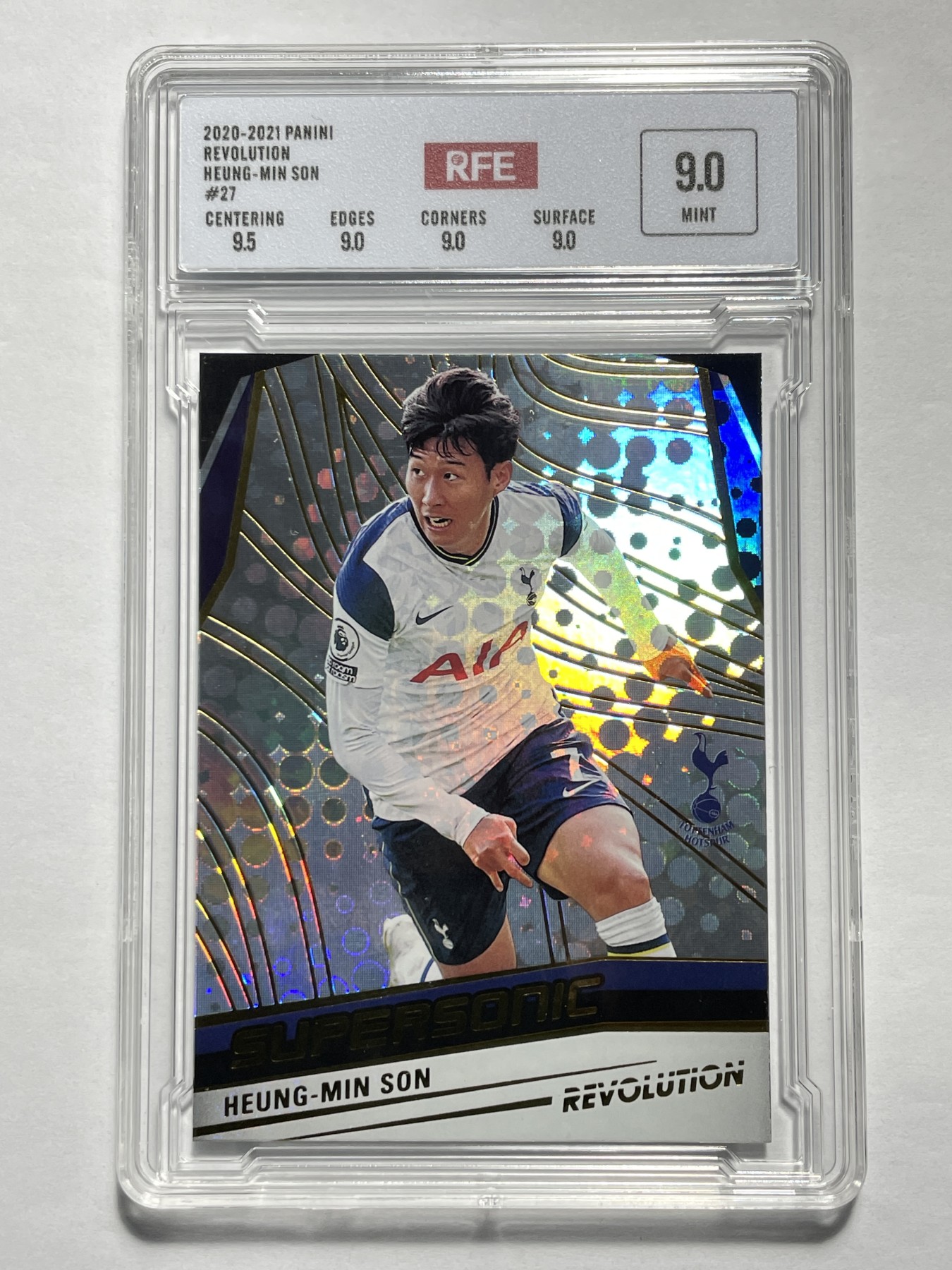 【德藏】卡牌拍卖第3期 -{ 游戏王，球星卡 }专场 全场包邮 2020-21 Panini Revolution Heung-Min Son 孙兴慜 热刺 革命 RFE 9