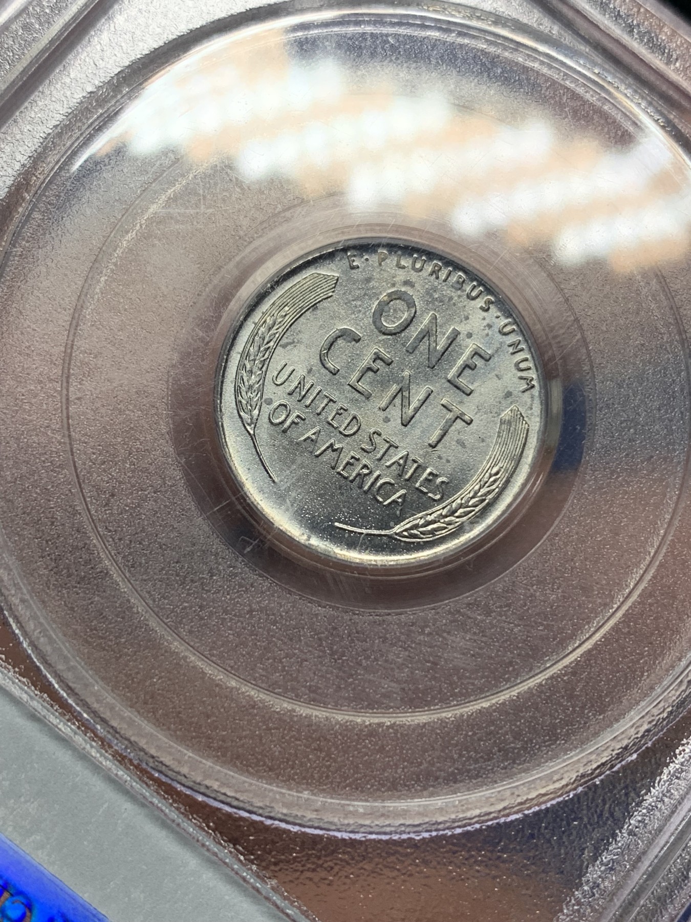 《竞宝斋》第194场-周日，周一 2场 (全场包邮) PCGS MS64 美国林肯铁币一美分  仅发行过一年  1943年d