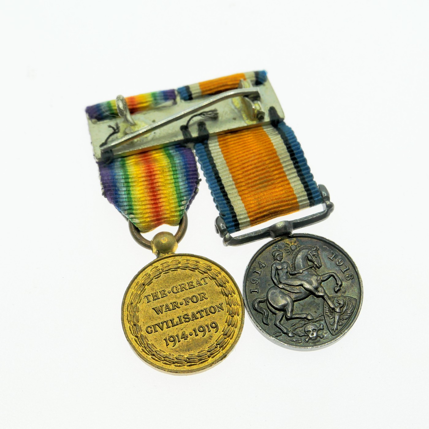 勋章奖章交易所9月9日拍卖 英国一战奖章一战胜利奖章迷你联排