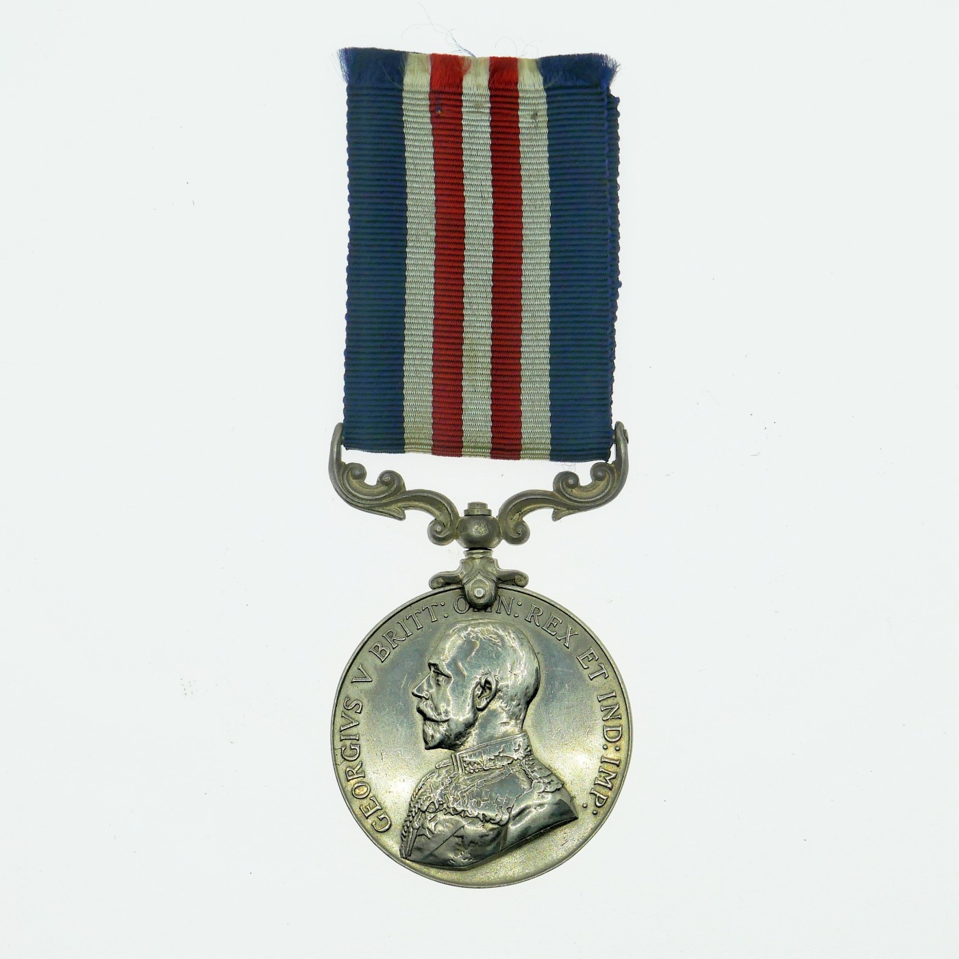 勋章奖章交易所9月9日拍卖 英国军事奖章，1916年设立，表彰陆上作战之英勇奉献，银质，第一版（1916-1930），1993年后由军事十字奖章取代