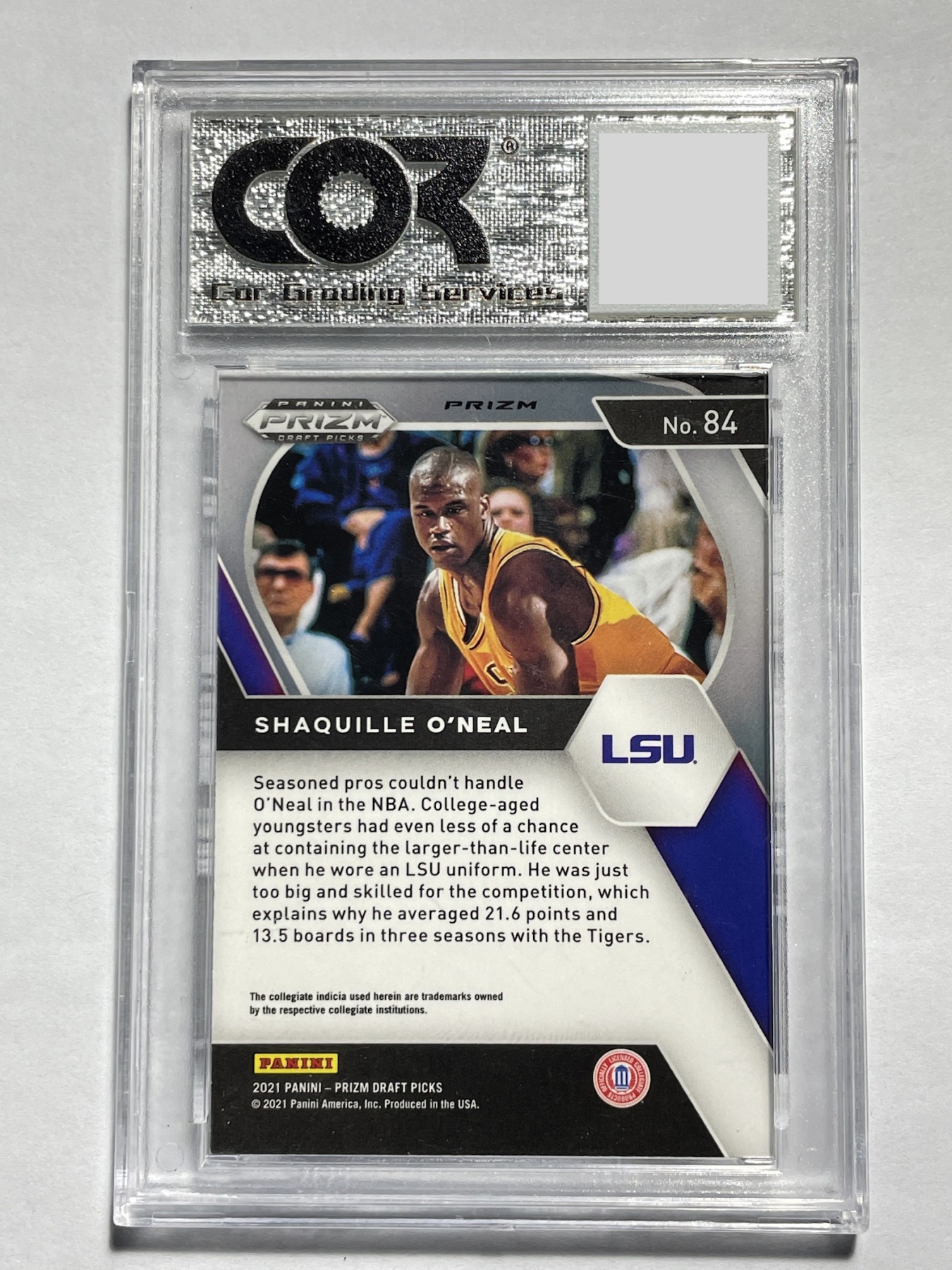 【德藏】卡牌拍卖第3期 -{ 游戏王，球星卡 }专场 全场包邮 2020-21 Panini Prim Draft Picks Shaquille o'Neal 奥尼尔 COR 9