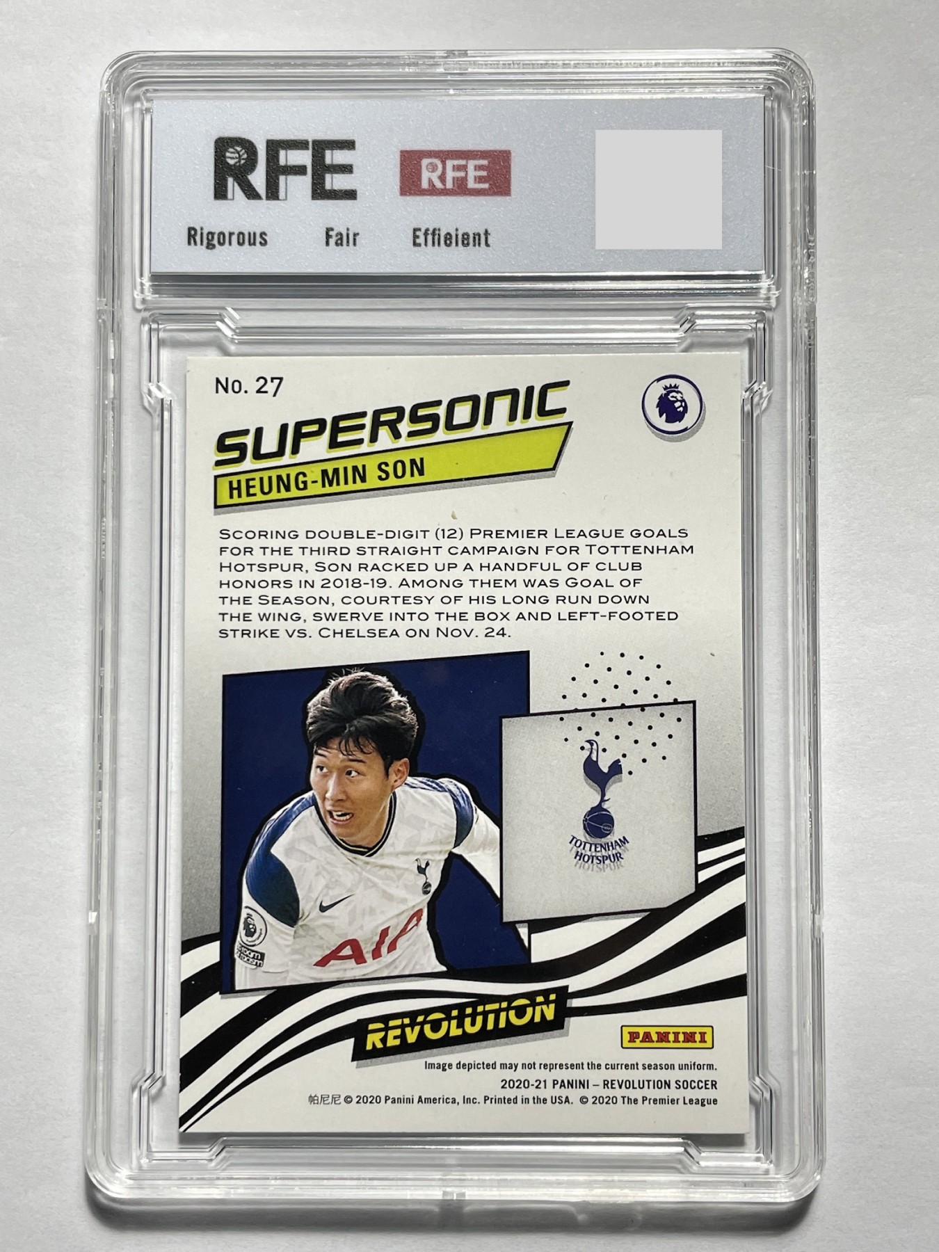 【德藏】卡牌拍卖第3期 -{ 游戏王，球星卡 }专场 全场包邮 2020-21 Panini Revolution Heung-Min Son 孙兴慜 热刺 革命 RFE 9