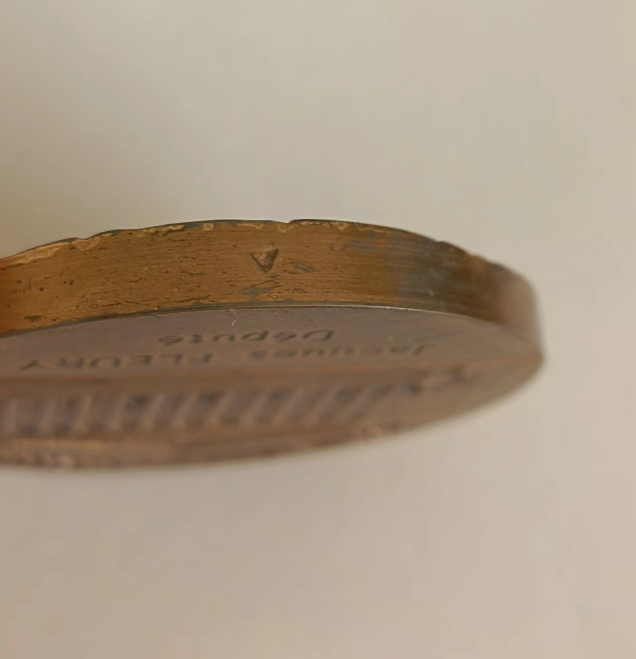 欧洲章牌专场第十六期 法国国民议会铜章，直径 5cm