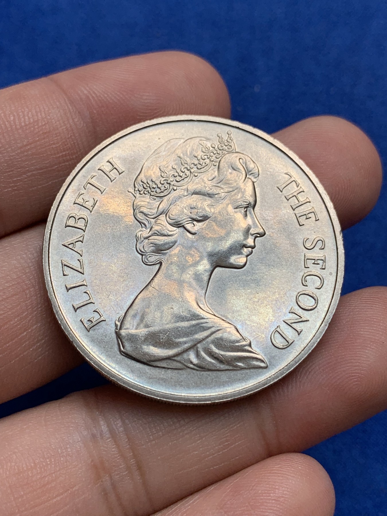 《竞宝斋》第195场-周日，周一 2场 (全场包邮) 英属圣赫勒拿岛25便士镍币