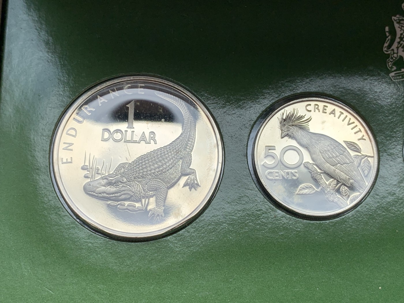 《竞宝斋》第195场-周日，周一 2场 (全场包邮) 1976年圭亚那 盒装套币 状态不错