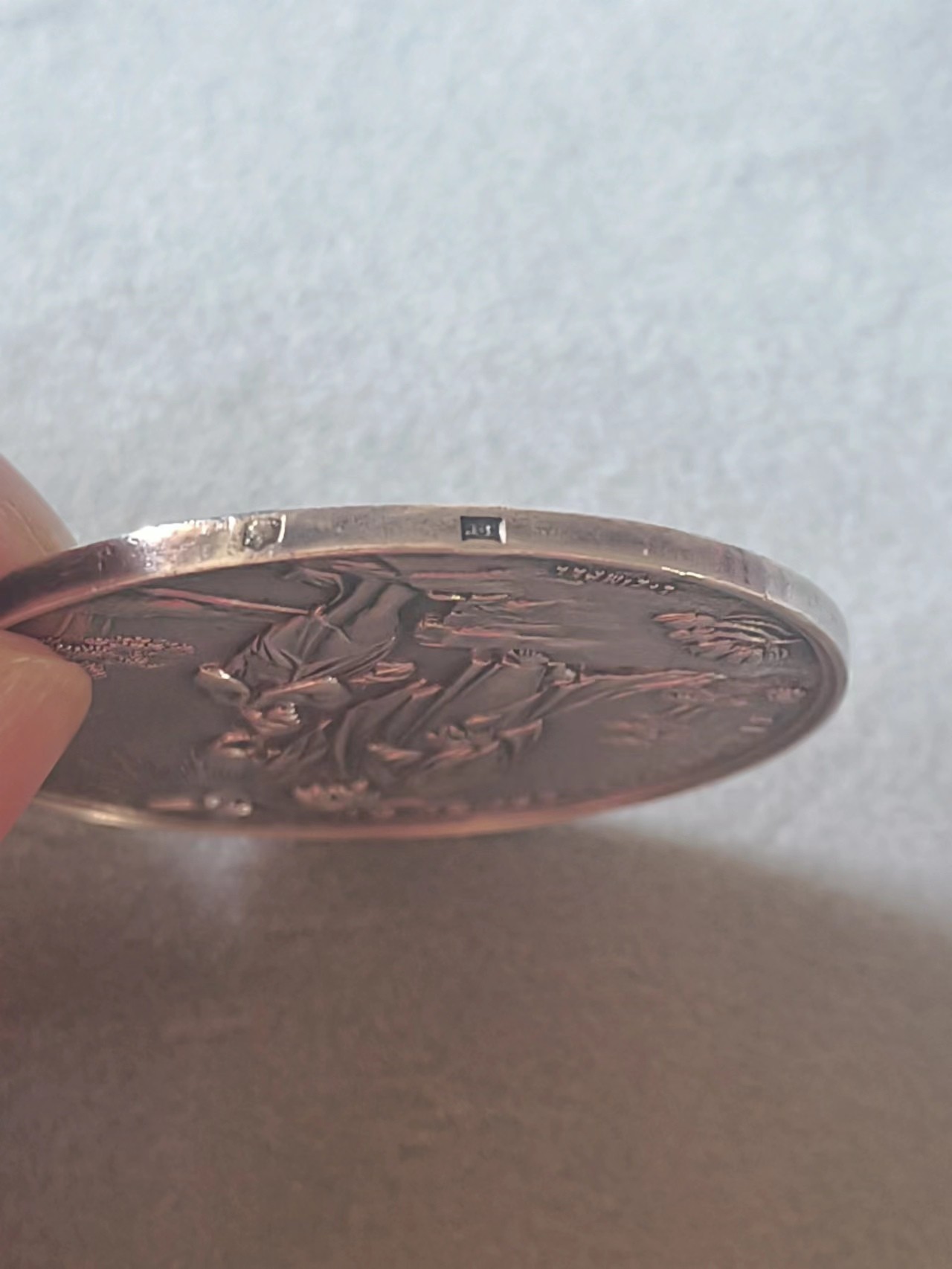 欧洲章牌专场第十六期 德国-奥地利洗礼银章，42mm