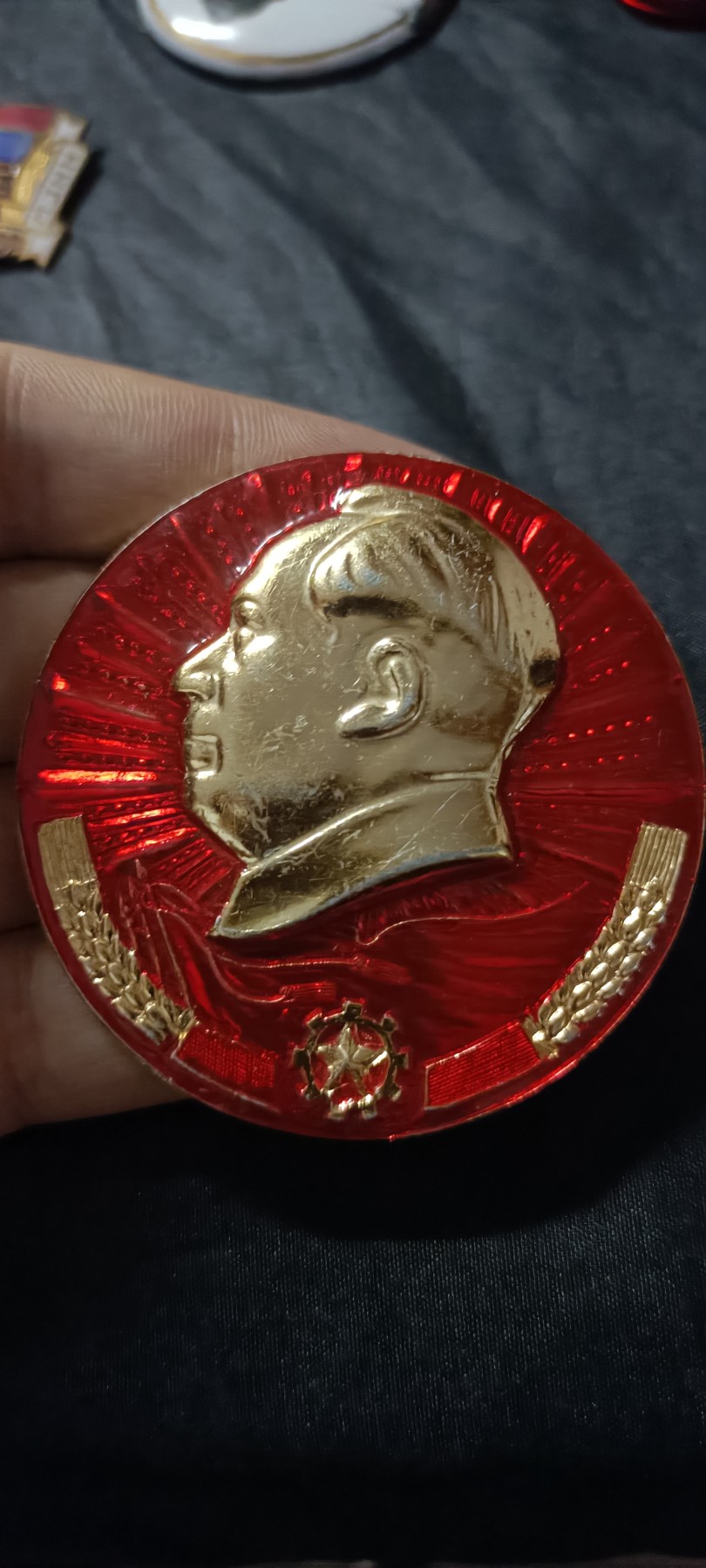 全场0起0押金！ 红色书章专场！ 红旗齿轮麦穗花边，好看的大章