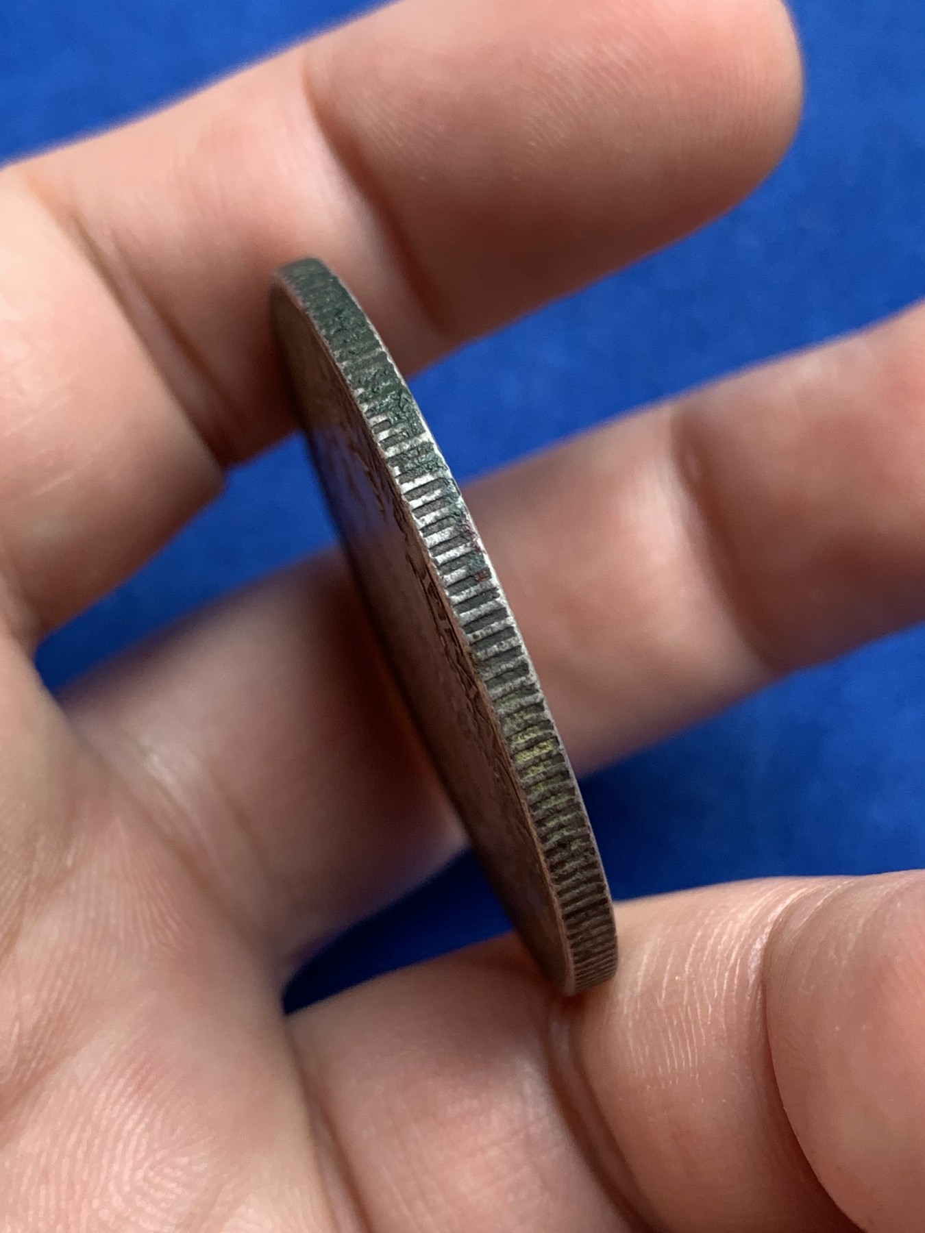 《竞宝斋》第195场-周日，周一 2场 (全场包邮) 1908年法属印支坐洋1皮阿斯特银币，原味老包浆