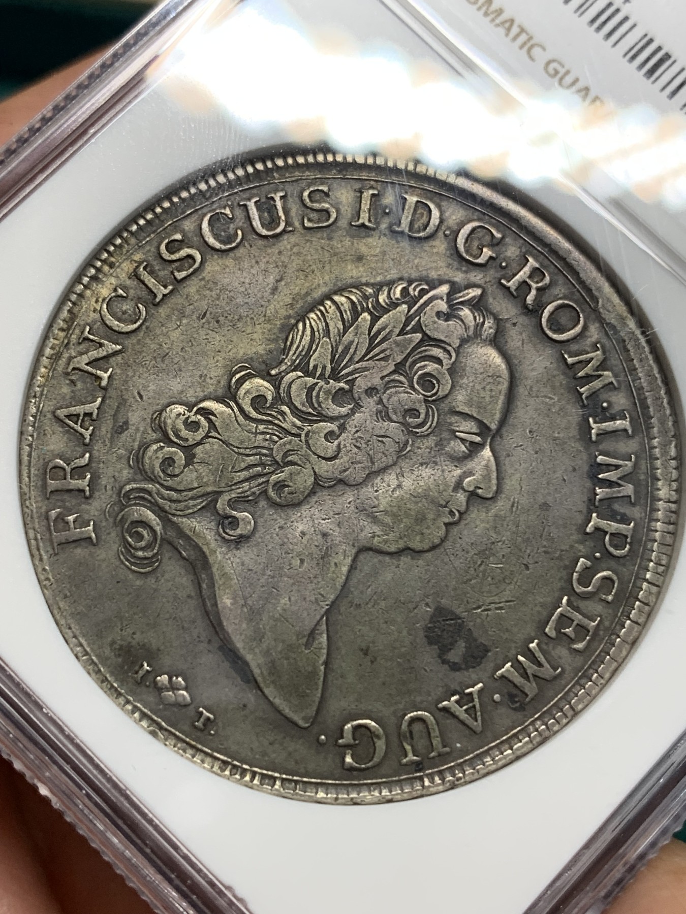 《竞宝斋》第195场-周日，周一 2场 (全场包邮) NGC XF40 德国 1765年奥格斯堡 原味泰勒 稀少