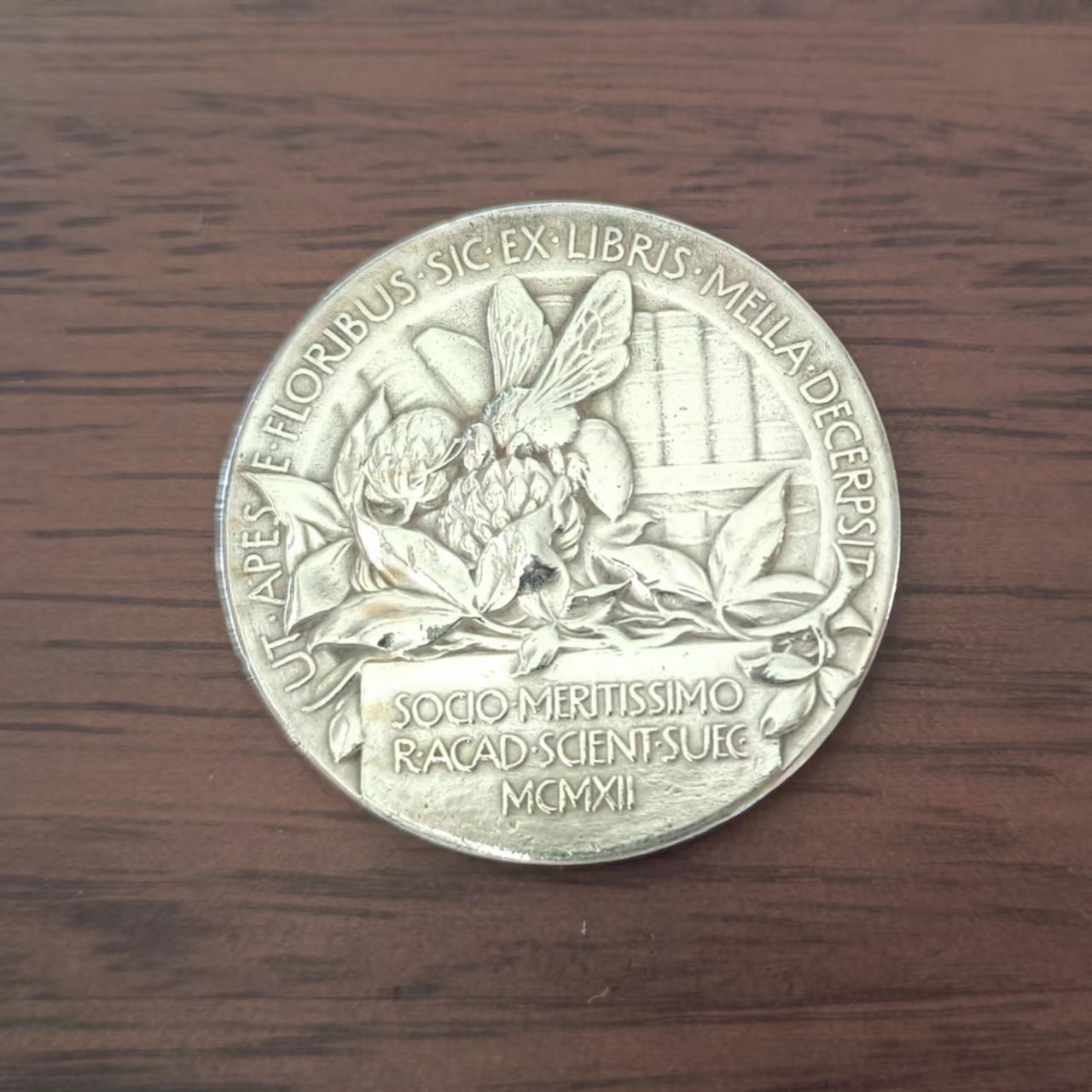 欧洲章牌专场第十六期 瑞典银章，林德伯格lindberg作品1912年，31mm