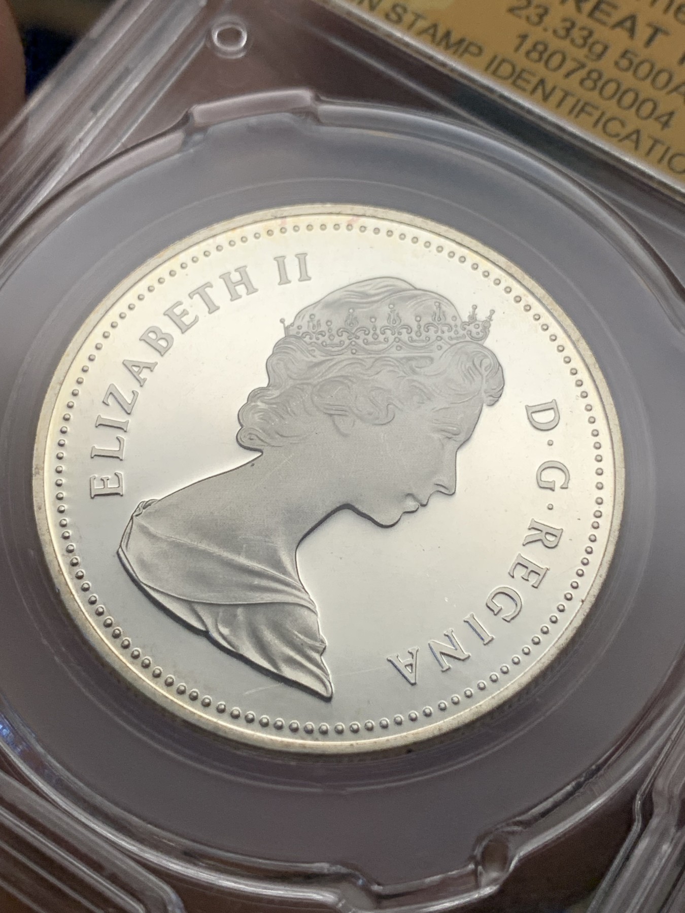 《竞宝斋》第195场-周日，周一 2场 (全场包邮) CSIS PF63 加拿大 1983年 埃德蒙顿大运会 一元 精制纪念 银币